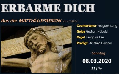 8.3.: Musikalischer Gottesdienst „Erbarme dich!“