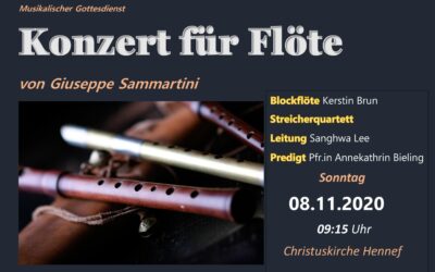 Besondere Musik  im 8. November