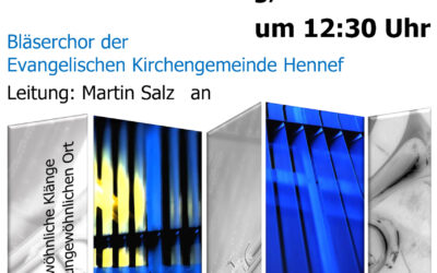 Kurzfristig vorverlegt: Bläserklänge zum Reformationstag – diesen Samstag 12:30 Uhr