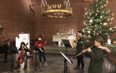 Musik des Kinderensembles im Gottesdienst