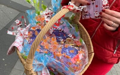 Ein Weihnachtsgruß in Tüten