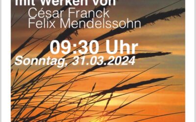 31.3.: Musikalischer Gottesdienst am Ostersonntag