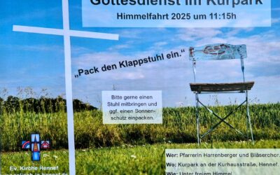 Geänderter Ort: Gottesdienst an Christi Himmelfahrt in der Christuskirche