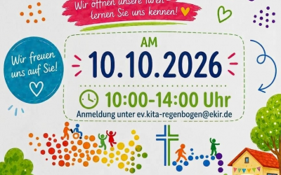 Kommen Sie vorbei und lernen Sie unsere Kita kennen!